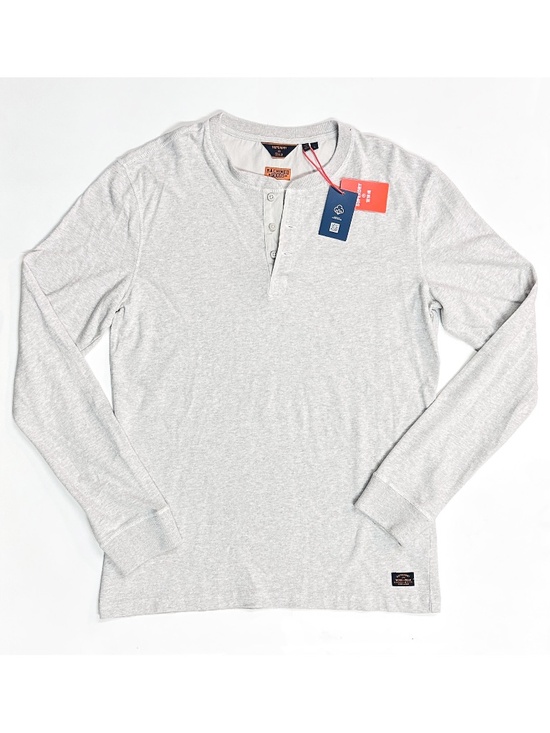 Superdry Other - NWT SUPERDRY Long Sleeve T Shirt Mens Large Oat Marl Henley Workwear Casual Top